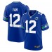 Seattle Seahawks 12s Nike Royal Alternate 50th Season Game Jersey