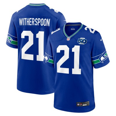 Seattle Seahawks Devon Witherspoon Nike Royal Alternate 50th Season Game Jersey