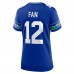 Женская Seattle Seahawks 12 Fan Nike Royal Alternate 2 50th Season Game Jersey