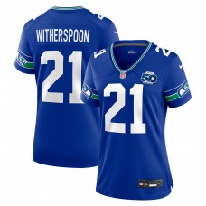 Женская игровая джерси Seattle Seahawks Devon Witherspoon Nike Royal Alternate 2 50th Season Game