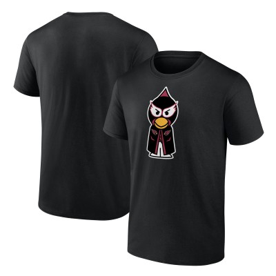 Arizona Cardinals Black Luchador Bird T-Shirt