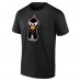 Arizona Cardinals Black Luchador Bird T-Shirt