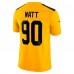 Джерси Pittsburgh Steelers T.J. Watt Nike Gold Alternate Vapor F.U.S.E. Limited