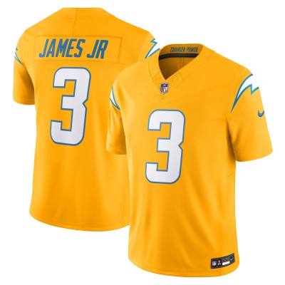 Джерси Los Angeles Chargers Derwin James Jr. Nike Gold Alternate Charger Power Vapor F.U.S.E. Limited