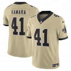 Игровая джерси New Orleans Saints Alvin Kamara Nike Gold Alternate Gameday Golds Alternate Vapor F.U.S.E. Limited