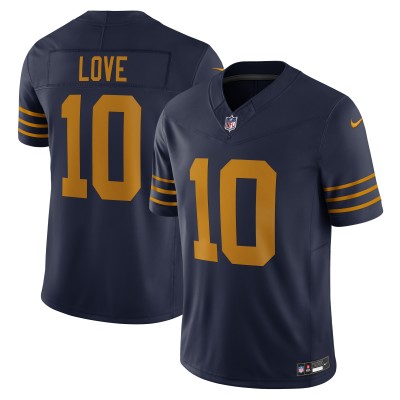 Игровая джерси Green Bay Packers Jordan Love Nike Navy The 1923 Classic Vapor F.U.S.E. Limited