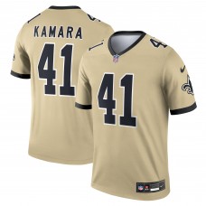 New Orleans Saints Alvin Kamara Nike Gold Gameday Golds Alternate Legend Player Performance Top