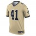 New Orleans Saints Alvin Kamara Nike Gold Gameday Golds Alternate Legend Player Performance Top
