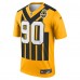Pittsburgh Steelers T.J. Watt Nike Gold Alternate 1933 Throwback Legend Player Performance Top