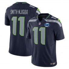 Джерси Seattle Seahawks Jaxon Smith-Njigba Nike College Navy Team 50th Season Vapor F.U.S.E. Limited