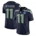 Джерси Seattle Seahawks Jaxon Smith-Njigba Nike College Navy Team 50th Season Vapor F.U.S.E. Limited