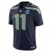 Джерси Seattle Seahawks Jaxon Smith-Njigba Nike College Navy Team 50th Season Vapor F.U.S.E. Limited