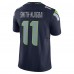 Джерси Seattle Seahawks Jaxon Smith-Njigba Nike College Navy Team 50th Season Vapor F.U.S.E. Limited