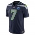Джерси Seattle Seahawks Geno Smith Nike College Navy 50th Season Vapor F.U.S.E. Limited