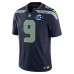 Джерси Seattle Seahawks Kenneth Walker III Nike College Navy Team 50th Season Vapor F.U.S.E. Limited