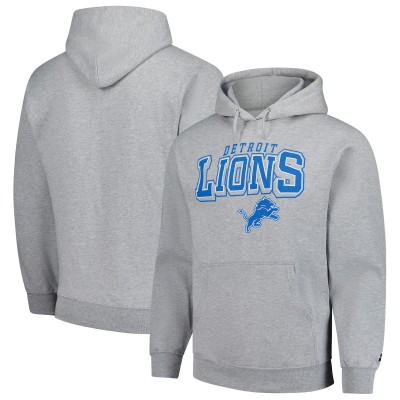 Толстовка Detroit Lions Starter Vintage - Heather Gray