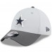 Бейсболка Dallas Cowboys New Era Gray/Graphite 2025 NFL Training Camp 39THIRTY