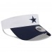 Dallas Cowboys New Era White/Navy 2025 NFL Training Camp Adjustable Visor
