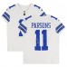 Игровая джерси Micah Parsons Dallas Cowboys Autographed Fanatics Authentic Nike White Elite