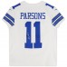 Игровая джерси Micah Parsons Dallas Cowboys Autographed Fanatics Authentic Nike White Elite