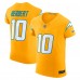 Los Angeles Chargers Justin Herbert Nike Gold Alternate Charger Power Vapor F.U.S.E. Elite Jersey