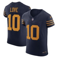 Игровая джерси Green Bay Packers Jordan Love Nike Navy The 1923 Classic Vapor F.U.S.E. Elite