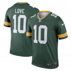 Green Bay Packers Jordan Love Nike Green Legend Player Performance Top
