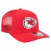 Бейсболка Kansas City Chiefs New Era Red Team Collection 9SEVENTY Stretch-Snap