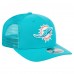 Бейсболка Miami Dolphins New Era Aqua Team Collection 9SEVENTY Stretch-Snap