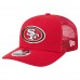 Бейсболка San Francisco 49ers New Era Scarlet Team Collection 9SEVENTY Stretch-Snap
