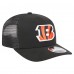 Бейсболка Cincinnati Bengals New Era Black Team Collection 9SEVENTY Stretch-Snap