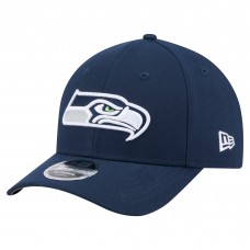 Бейсболка Seattle Seahawks New Era College Navy Team Collection 9FORTY M-Crown