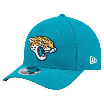 Бейсболка Jacksonville Jaguars New Era Teal Team Collection 9FORTY M-Crown