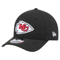Бейсболка Kansas City Chiefs New Era Black Team Collection 9FORTY M-Crown