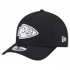 Бейсболка Kansas City Chiefs New Era Black Team Collection 9FORTY M-Crown A-Frame