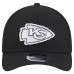 Бейсболка Kansas City Chiefs New Era Black Team Collection 9FORTY M-Crown A-Frame