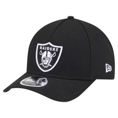 Бейсболка Las Vegas Raiders New Era Black Team Collection 9FORTY M-Crown A-Frame