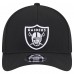 Бейсболка Las Vegas Raiders New Era Black Team Collection 9FORTY M-Crown A-Frame