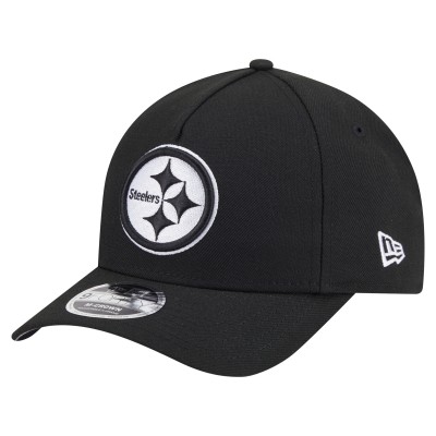 Бейсболка Pittsburgh Steelers New Era Black Team Collection 9FORTY M-Crown A-Frame