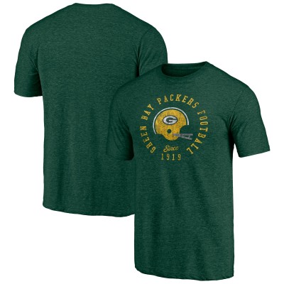 Футболка Green Bay Packers Green Hot Route Tri-Blend