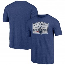 New England Patriots Navy Hot Route Tri-Blend T-Shirt