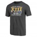 Футболка Pittsburgh Steelers Charcoal Vintage Tri-Blend