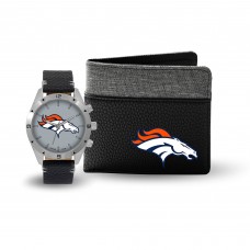 Denver Broncos Watch and Wallet Gift Set Denver Broncos Watch and Wallet Gift Set