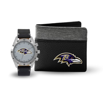 Часы и кошелек Baltimore Ravens Gift Set
