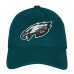 Подростковая Girls Philadelphia Eagles Outerstuff Midnight Green Gridiron Adjustable Hat