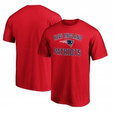 New England Patriots Fanatics Red Victory Arch T-Shirt