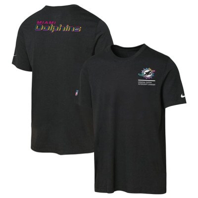 Детская футболка Miami Dolphins Nike 2025 NFL Crucial Catch Tri-Blend Dri-FIT - Black