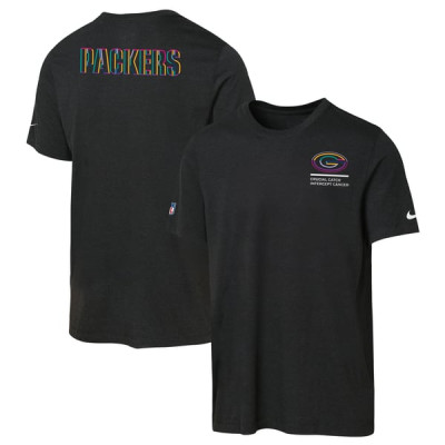 Детская футболка Green Bay Packers Nike 2025 NFL Crucial Catch Tri-Blend Dri-FIT - Black