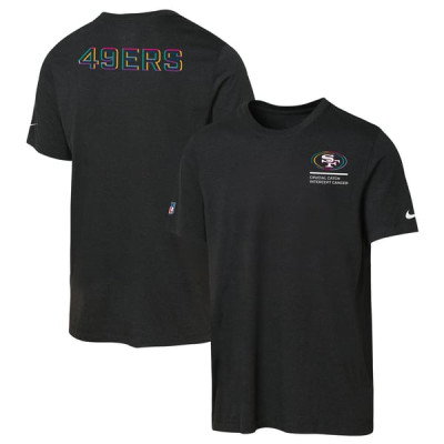 Детская футболка San Francisco 49ers Nike 2025 NFL Crucial Catch Tri-Blend Dri-FIT - Black