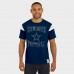 Футболка Dallas Cowboys Darius Rucker Collection by Fanatics Navy Distressed Throwback Shoulder Stripe